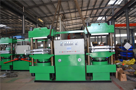 خرید دستگاه ولکانیزاسیون هیدرولیک لاستیکی دو ایستگاه PLC online manufacture