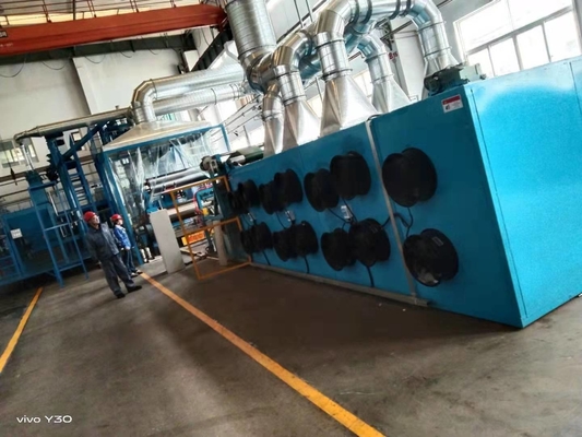 خرید PLC Batch Off ماشین خنک کننده لاستیکی فیلم ترکیبی Batch Off Cooler Air Drying online manufacture