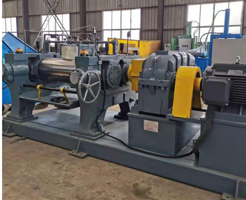 خرید ماشین مخلوط کن لاستیک صنعتی با سیستم کنترل PLC و درایو غلتکی تسمه V online manufacture