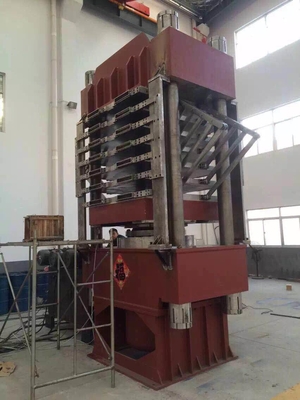 خرید دستگاه پرس ولکانیزه کننده لاستیکی چند لایه برای تولید ورق های لاستیکی EVA online manufacture