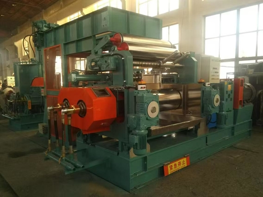 خرید قیمت پایین 110kW قدرت لاستیک کامپوزیت آسیاب باز دو رولر سخت کردن فرآیند زندگی طولانی تر online manufacture