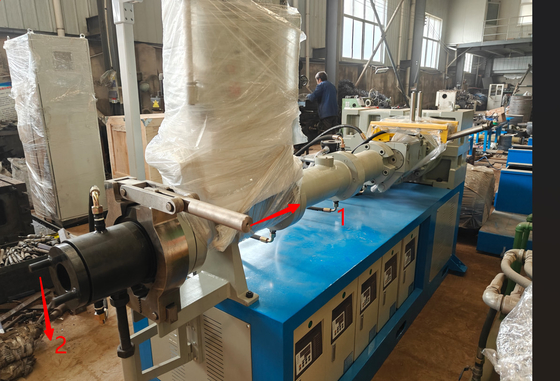 خرید موتور 55kW مدل XJW-90 Extruder Cold Feed استفاده از PLC زیمنس online manufacture
