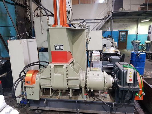 قیمت مناسب دستگاه خمیرکن لاستیکی کنترل PLC با دو شفت آنلاین