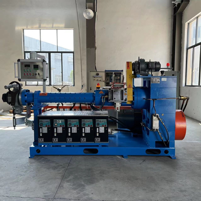 XJW-90 لاستیک خنک Extruder Pin Extruder قطر یک پیچ 90mm
