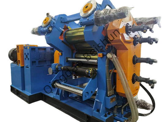 کیفیت کالیندر لاستیکی PLC 4 رولر با کنترل دقیق ضخامت مواد لاستیکی و سیستم خنک کننده پایدار کارخانه