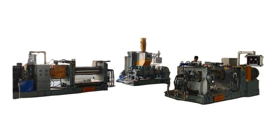 قیمت مناسب خنک کننده آب دو رولر مخلوط کننده لاستیک با کنترل PLC و ظرفیت 30 کیلوگرم برای تولید لاستیک آنلاین