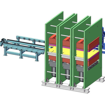 قیمت مناسب تجهیزات تولید پاد ضد لغزش لاستیک - ماشین ولکاناسیون مسطح تحت فشار 500 تن - ماشین قالب گیری فشار گرم اتوماتیک لاستیک آنلاین