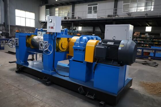 قیمت مناسب ماشین مخلوط کننده لاستیک خودکار با سوئیچ توقف ایمنی، عملکرد پایدار و رول آهن ریخته سرد برای استفاده صنعتی آنلاین