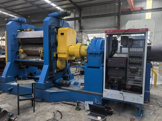 قیمت مناسب Automatic PLC High-quality 3-roll Rubber Calenders Are Used In Motorcycle Tyre Tread Production Lines. آنلاین